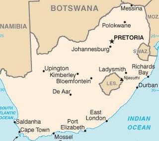 Sudafrica piantina