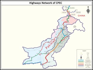 mappa infrastrutture ferroviarie Pakistan